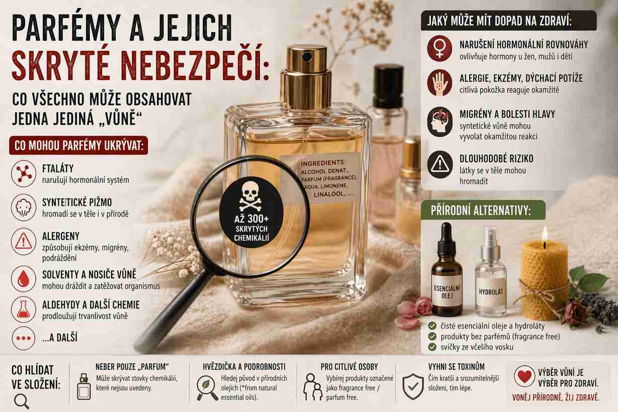 Parfumy a ich skryté nebezpečenstvo: Čo všetko môže obsahovať jediná „vôňa“