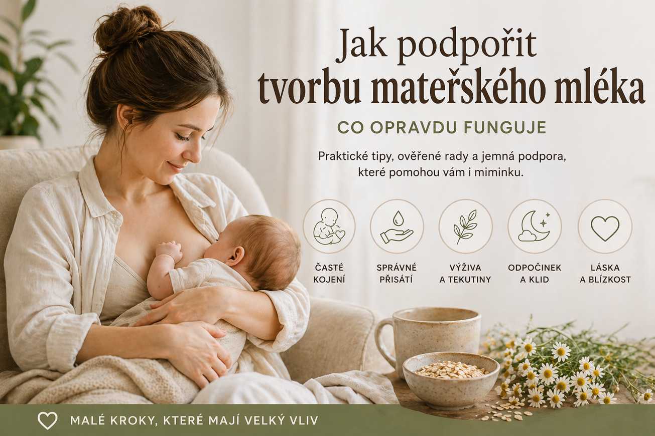 Ako podporiť tvorbu materského mlieka (čo naozaj funguje)
